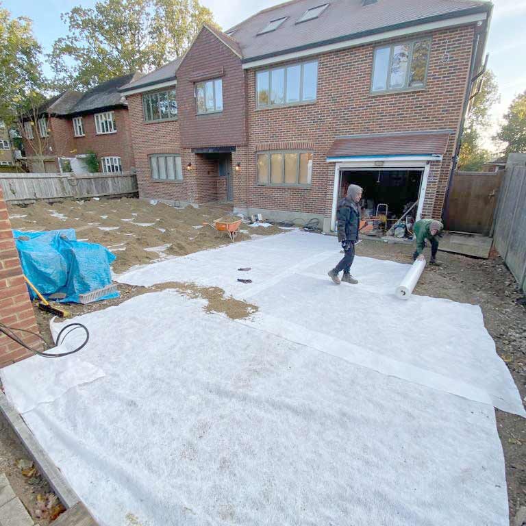 New Block Paved Driveway, Wimbledon Village. All Terrain Landscaping