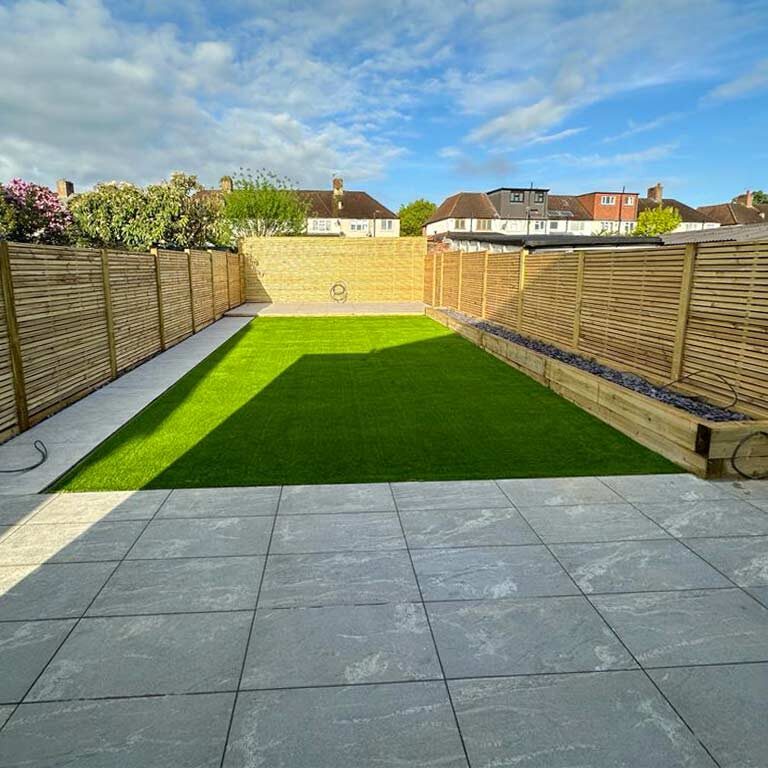 Artificial Grass, Garden Landscaping and Fencing, Kenley, Croydon. All Terrain Landscaping, Morden