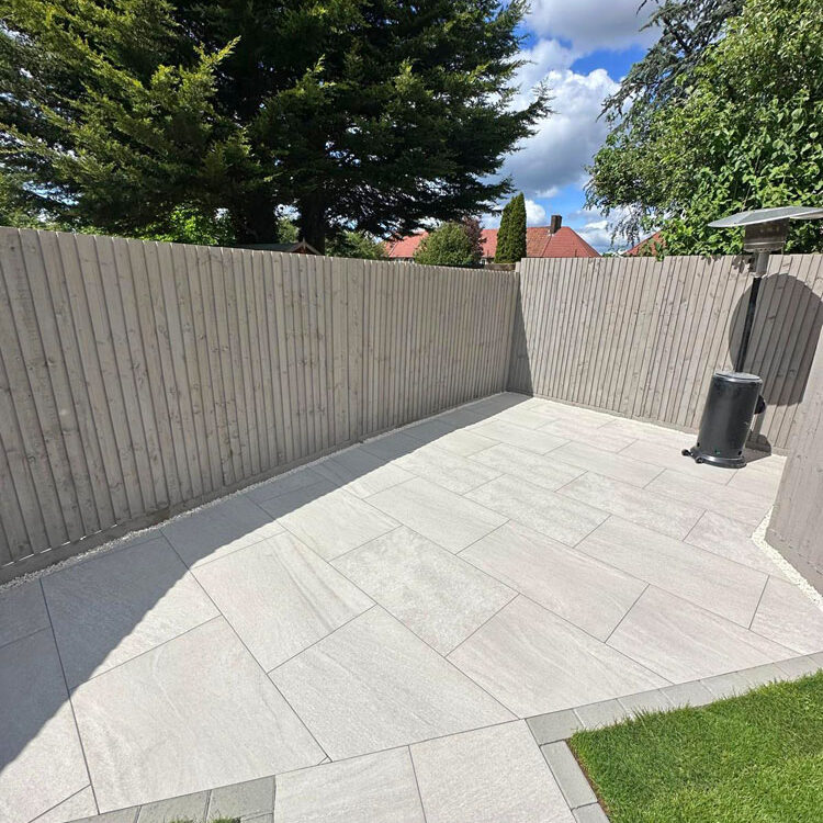 Porcelain Patio Mitcham. All Terrain Landscaping.