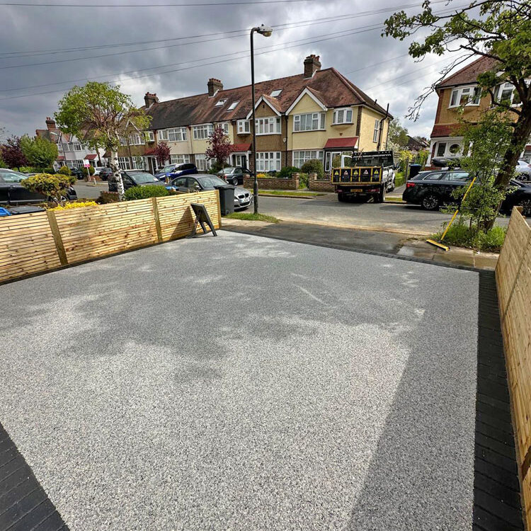 Resin Bound Drive Norbury. All Terrain Landscaping.