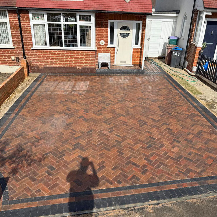Block Paved Driveway Worcester Park. All Terrain Landscaping.