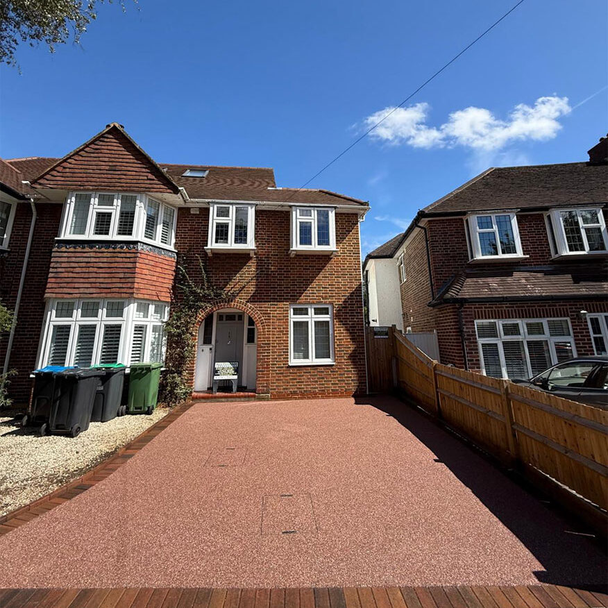 Resin Driveway, Carshalton Beeches. All Terrain Landscaping.