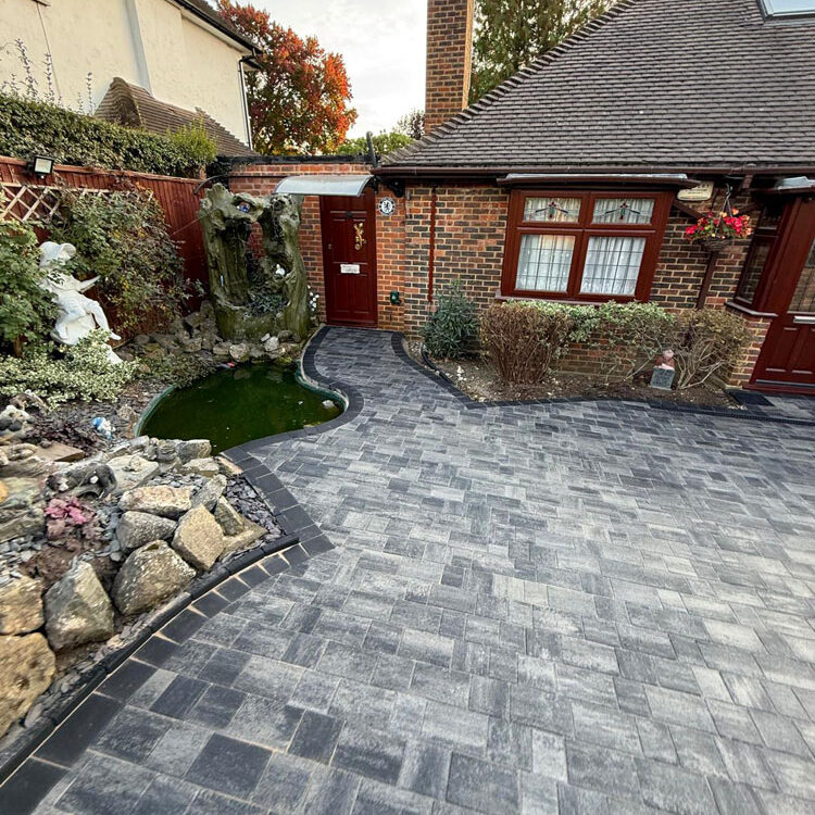 Block Paved Driveway, Leatherhead, Surrey. All Terrain Landscaping