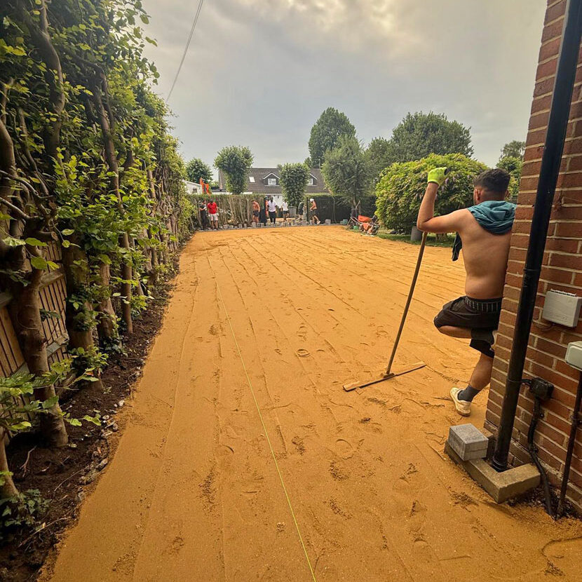 New Block Paved Driveway Installation, Reigate, Surrey. All Terrain Landscaping